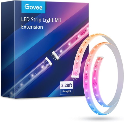Govee H100E LED Strip Light M1 Extension 1m | Przedłużacz paska LED | RGBIC+, kompatybilność z Matter - 2159890