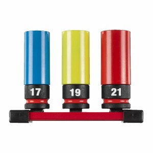 MILWAUKEE NASADKA UDAROWA DO FELG 1/2" ZESTAW 3szt.