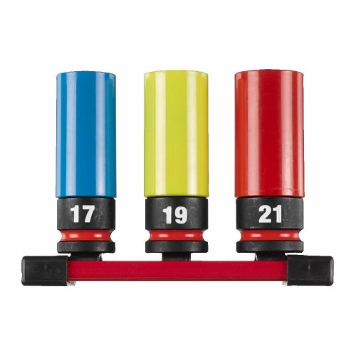 MILWAUKEE NASADKA UDAROWA DO FELG 1/2" ZESTAW 3szt. - 2156137