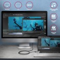 AXAGON BUCM4X-CM10AB USB-C do USB-C, USB4 Gen 3×2, 1 m, PD 240W, 8K HD, ALU, w oplocie - czarny - 2200004