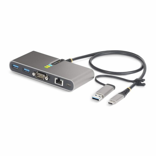 USB-C/USB-A HUB - GBE - RS232/A HUB GB ETHERNET RS232 SERIAL - 2173589