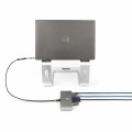 USB-C/USB-A HUB - GBE - RS232/A HUB GB ETHERNET RS232 SERIAL - 2173586