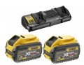 Zestaw flexvolt 2x9.0Ah+ład.DEWALT DCB132X2-QW - 2103088
