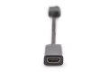Kabel adapter DIGITUS DisplayPort, DP-HDMI typA, M/Ż 0,15m, DP 1.2 - 1297084
