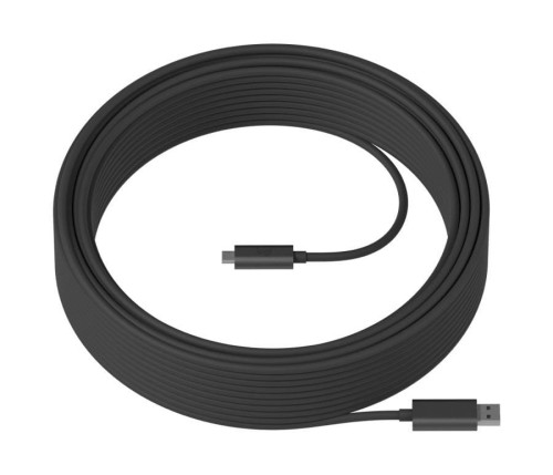 Kabel Logitech Strong USB 25m Czarny - 2205843