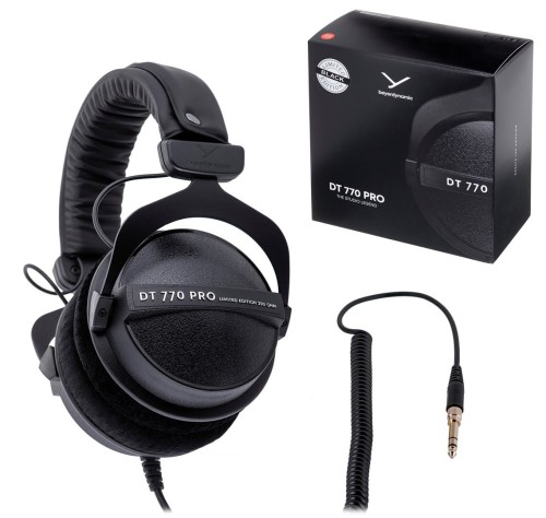 Beyerdynamic DT 770 PRO 250 OHM BLACK LIMITED EDITION - Słuchawki studyjne zamknięte - 2192347
