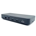 I-TEC USB 3.0/USB-C/Thunderbolt 3xDisplay DS 2xHDMI 1xVGA 1xGLAN 2xUSB 2.0 2xUSB 3.2 1xUSB-C 3.2 Data 1x3.5mm Combo Audio/Mic PD 65W - 2206381