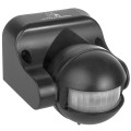 Czujnik ruchu PIR Maclean, na podczerwień, IP44, szary, zasięg 12m, max. obciążenie 800/1200W, MCE358 G - 2199868