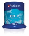 Płyta CD Verbatim 43411 (700MB; 52x; 100szt.; Cake) - 2193791