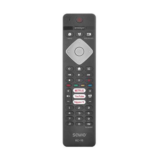 Pilot uniwersalny/zamiennik Savio RC-16 do TV Philips, SMART TV - 1773254