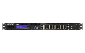 Qnap QGD-1602-C3758-16G, 8x 2.5GbE, 8x 1GbB, 2 SFP+ 10GbE, Intel Atom C3758, 16GB, Equipped with QTS, 2 X 2.5" SSD/HDD, 2 x PCIe Gen 3 slots, 2 X USB3.0