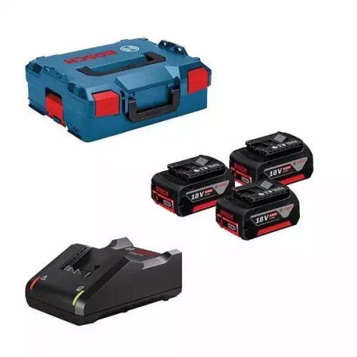 BOSCH.AKUMULATOR 18V  5,0Ah x3 +ŁADOWARKA GAL 18V-40 +LB - 2187895