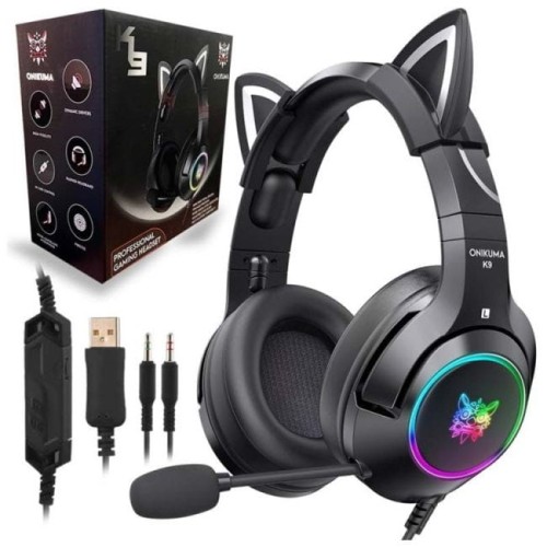 ONIKUMA K9 słuchawki gamingowe dla graczy BLACK - 2127024