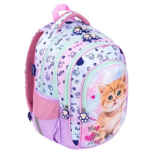 Plecak 4-komorowy BPL-58 My Little Friend pastel Kitty - 2113359