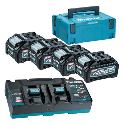 MAKITA ZESTAW ZASILAJĄCY 40V 4x4,0Ah XGT (BL4040x4+DC40RB) (UN3480) - 2103103