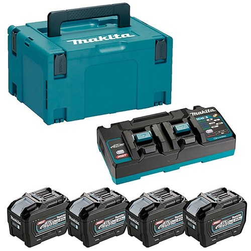 MAKITA ZESTAW ZASILAJĄCY 40V 4x8,0Ah XGT (BL4080Fx4+DC40RB) (UN3480) - 2103112