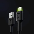 Cable Green Cell Ray USB Cable - USB-C 120cm with green LED backlight and suppor - 2210710