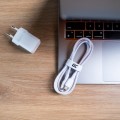 Green Cell PowerStream - Kabel Przewód USB-C - Lightning 100 cm Power Delivery certyfikat Apple MFi (biały) - 2210707