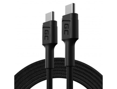 GREENCELL Cable GC PowerStream USB-C - USB-C 200cm Power Delivery 60W 480 Mbps Ultra Charge QC 3.0 - 2210679