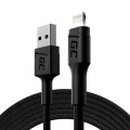 GREENCELL Cable GC Ray USB - Lightning 200cm white LED backlight Apple 2.4A - 2210713