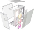 iCUE LINK 3500X RGB Tempered Glass Mid-Tower, White - 2214709