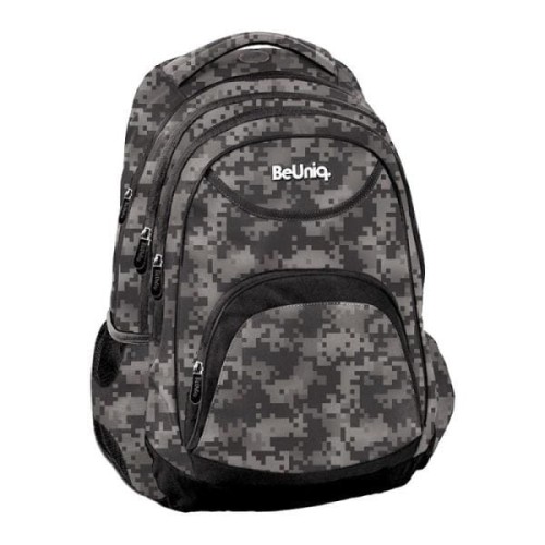 Plecak młodzieżowy trzykomorowy BU24CM-2708 BeUniq Paso - 2218810