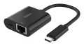 BELKIN ADAPTER USB-C - ETHERNET Z ŁAD. PD 100W M/F - 2210636