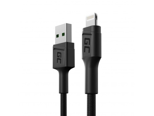 GREEN CELL KABEL KABGC24 GC POWERSTREAM USB-A - LIGHTNING 30CM, SZYBKIE ŁADOWANIE - 2210718