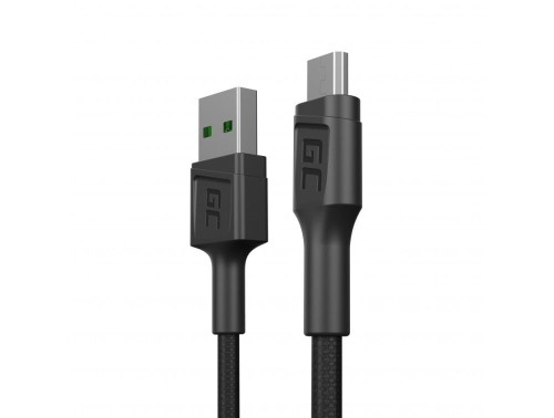 GREEN CELL KABEL KABGC23 GC POWERSTREAM USB-A - MICRO USB 30CM, SZYBKIE ŁADOWANIE ULTRA CHARGE, QC 3.0 - 2210719