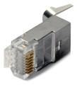 Wtyk RJ45 (8P8C) uniwersalny, kat.6A, ekranowany, AWG 24-22, opakowanie 100 szt. - 2212554