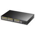 Cudy FS1026PS1 łącza sieciowe Nie zarządzany Gigabit Ethernet (10/100/1000) Obsługa PoE Czarny - 2212595