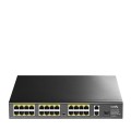Cudy FS1026PS1 łącza sieciowe Nie zarządzany Gigabit Ethernet (10/100/1000) Obsługa PoE Czarny - 2212594