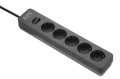 APC Essential SurgeArrest 5 Outlet Black 230V Germany - 2211190