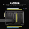 2500X Tempered Glass mATX Mid-Tower, Black - 2214640