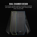 2500X Tempered Glass mATX Mid-Tower, Black - 2214638