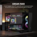 2500X Tempered Glass mATX Mid-Tower, Black - 2214637