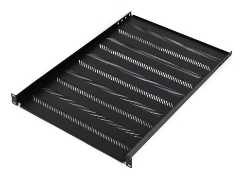 DIGITUS TN-19-550-1U-BK DIGITUS Półka z podporą 483mm 19 RACK 1U głębokość 550cm czarna - 2226081