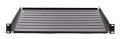 Półka stała 19", 1U, gł. 650 mm, nośność 25 kg, mocowanie w 4 punktach, czarny,śruby i uchwyt w kpl. - 2226087