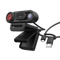 HD WEBCAM WITH AUTO MANUAL/FOCUS SWITCH BLACK - 2207362