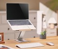 Gembird NBS-D1-03 stojak na laptop Podstawka na notebooka Srebrny 39,6 cm (15.6") - 2211943