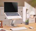 Gembird NBS-D1-03 stojak na laptop Podstawka na notebooka Srebrny 39,6 cm (15.6") - 2211958