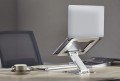 Gembird NBS-D1-03 stojak na laptop Podstawka na notebooka Srebrny 39,6 cm (15.6") - 2211937