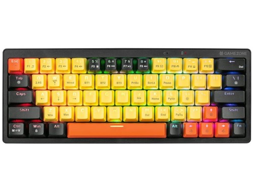Klawiatura mechaniczna Tracer GAMEZONE EVO2 HOT SWAP 63 (Yellow) TRAKLA47302 - 2223407