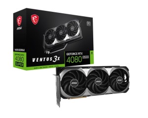 Karta VGA MSI GeForce RTX 4080 SUPER 16G VENTUS 3X OC 16GB GDDR6X 256bit 2xHDMI+2xDP PCIe4.0