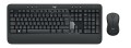 Zestaw klawiatura + mysz membranowa Logitech 920-008678 (USB 2.0; (BE); kolor czarny) - 2207387