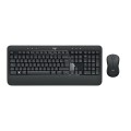 Zestaw klawiatura + mysz membranowa Logitech 920-008678 (USB 2.0; (BE); kolor czarny) - 2207388