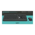 Zestaw klawiatura + mysz membranowa Logitech 920-008678 (USB 2.0; (BE); kolor czarny) - 2207396