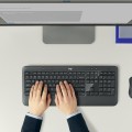 Zestaw klawiatura + mysz membranowa Logitech 920-008678 (USB 2.0; (BE); kolor czarny) - 2207400