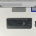 Zestaw klawiatura + mysz membranowa Logitech 920-008678 (USB 2.0; (BE); kolor czarny) - 2207399