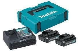 MAKITA ZESTAW ZASILAJĄCY 12V 2x1,5Ah (BL1016x2+DC10SB) MAKPAC - 2231732